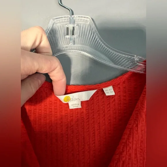 Boden Seersucker Midi Dress Women’s Size 2P - Picture 4 of 6